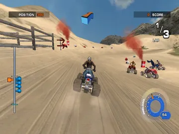 ATV Quad Power Racing 2 (USA) screen shot game playing